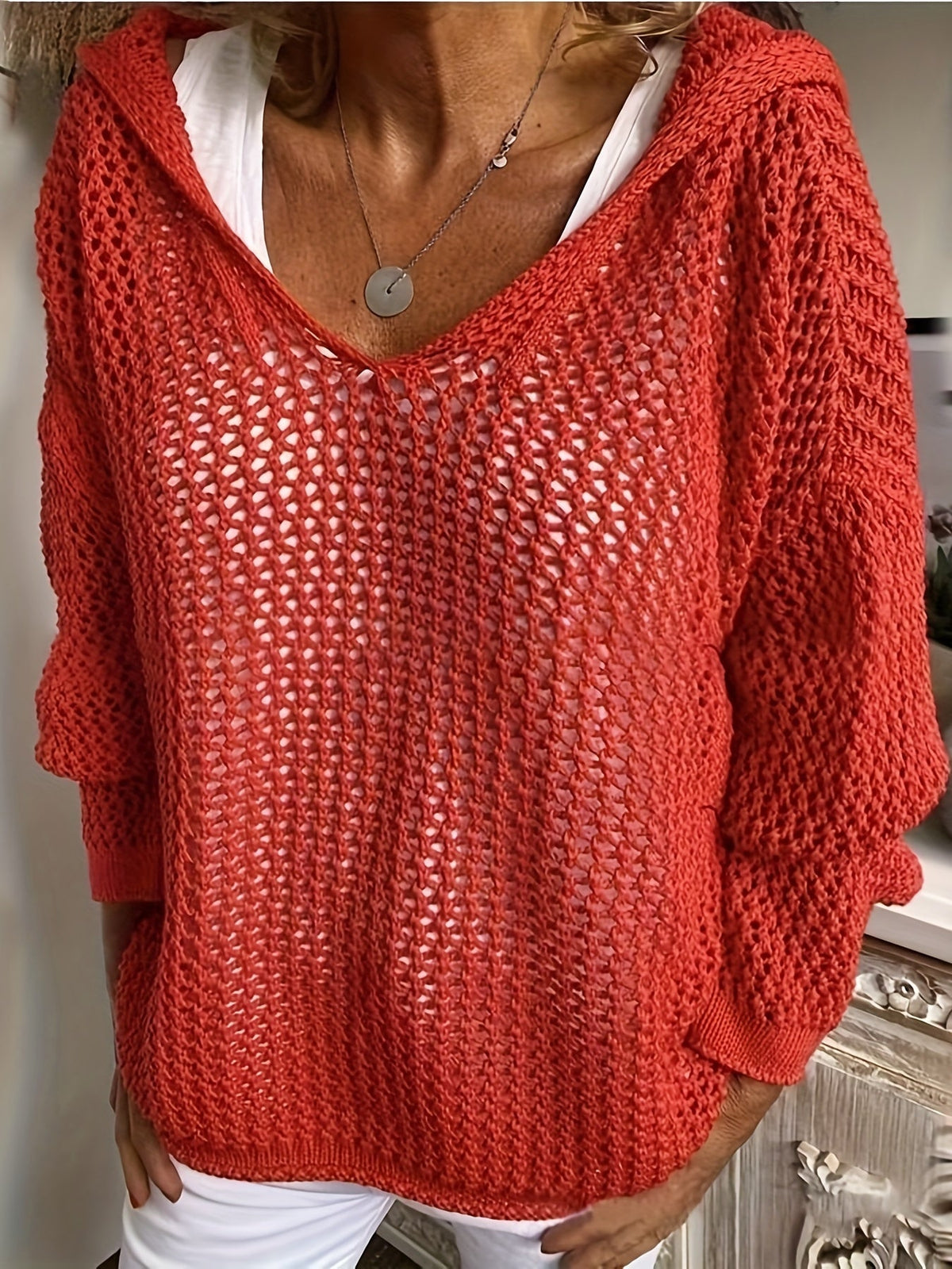 Lana Knit Hooded Sweater