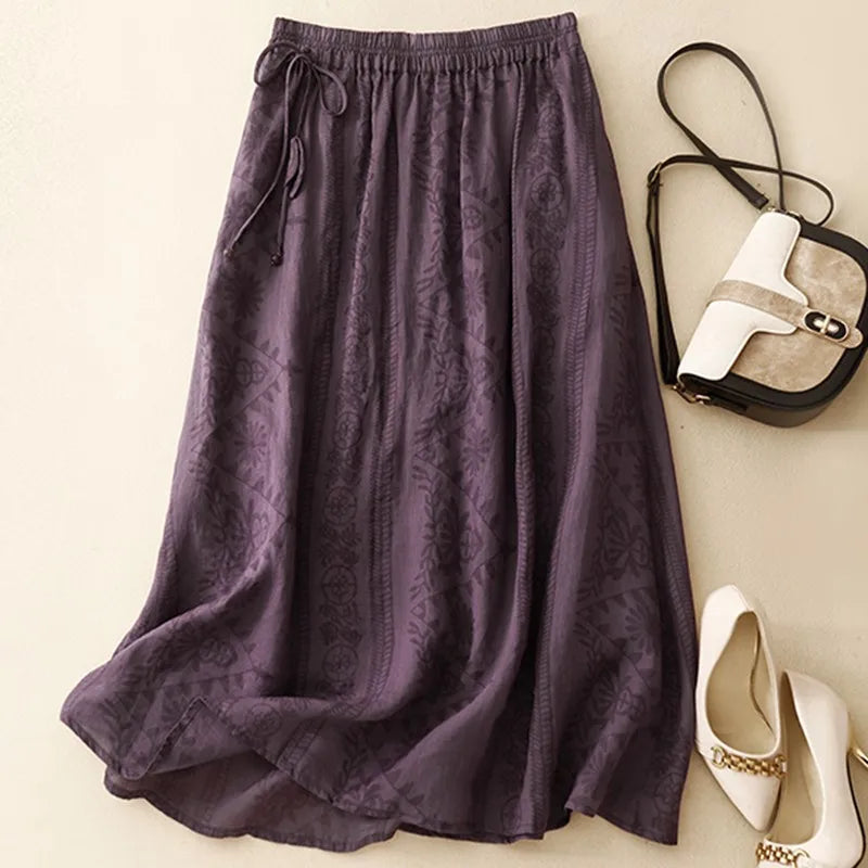 MARGAUX FLORAL MIDI SKIRT
