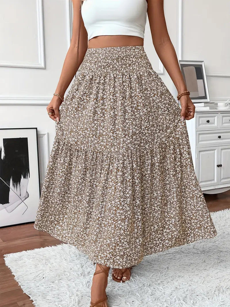 Elena Ditsy Floral Skirt