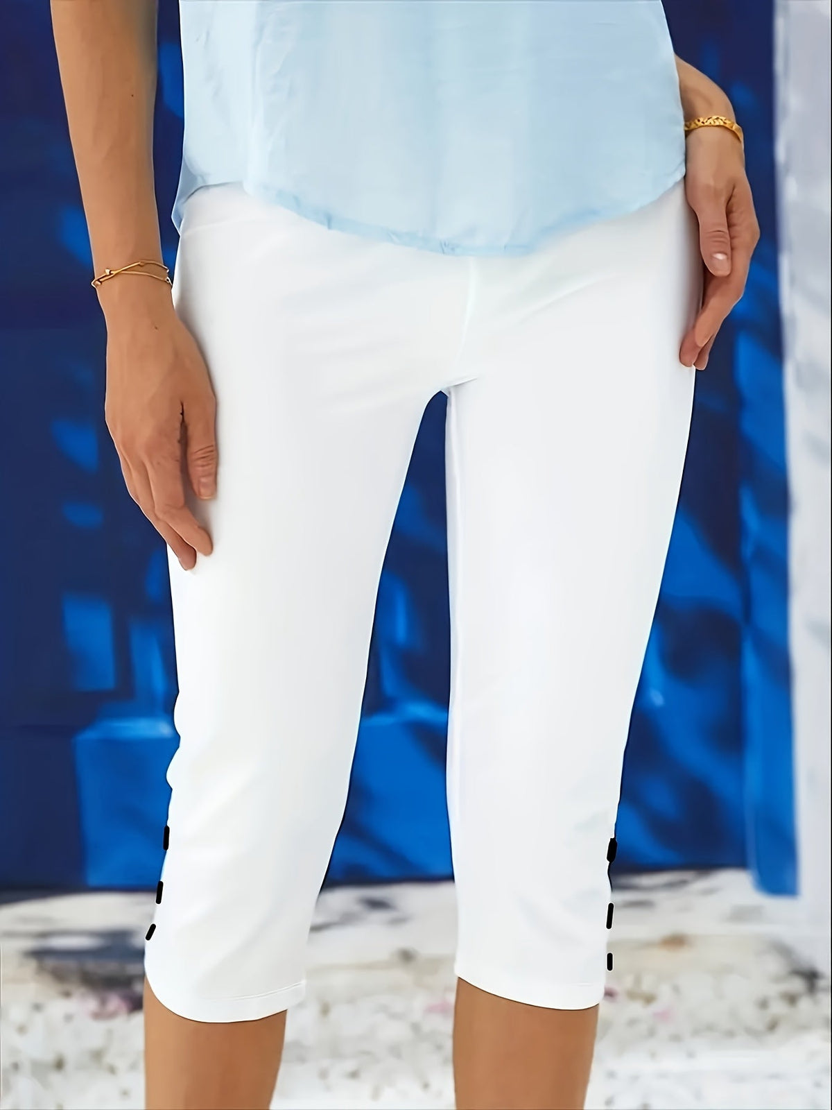 Clara Polished Stretch Capri