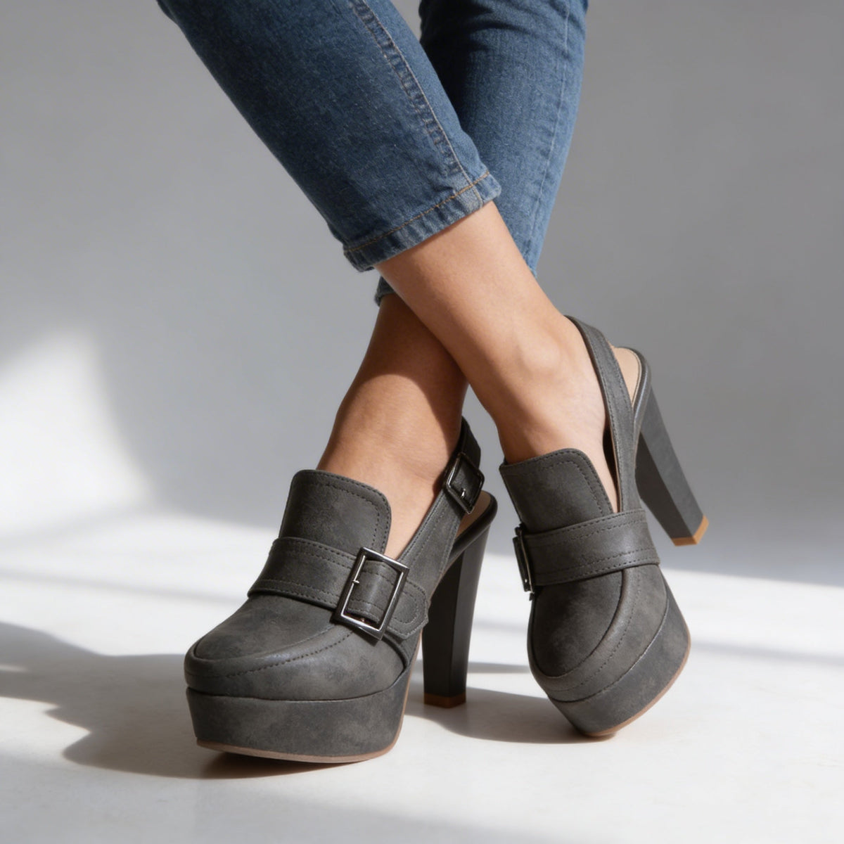 Halton Slingback Block Heels