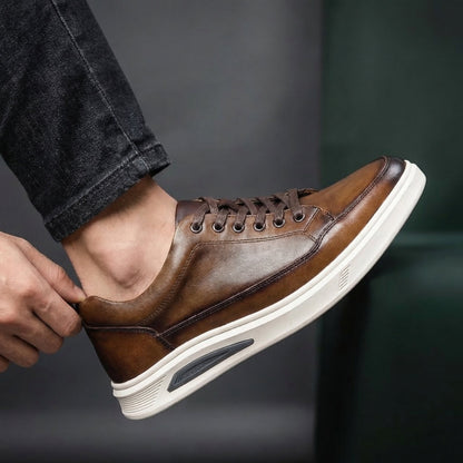 Rafael Leather Court Trainer