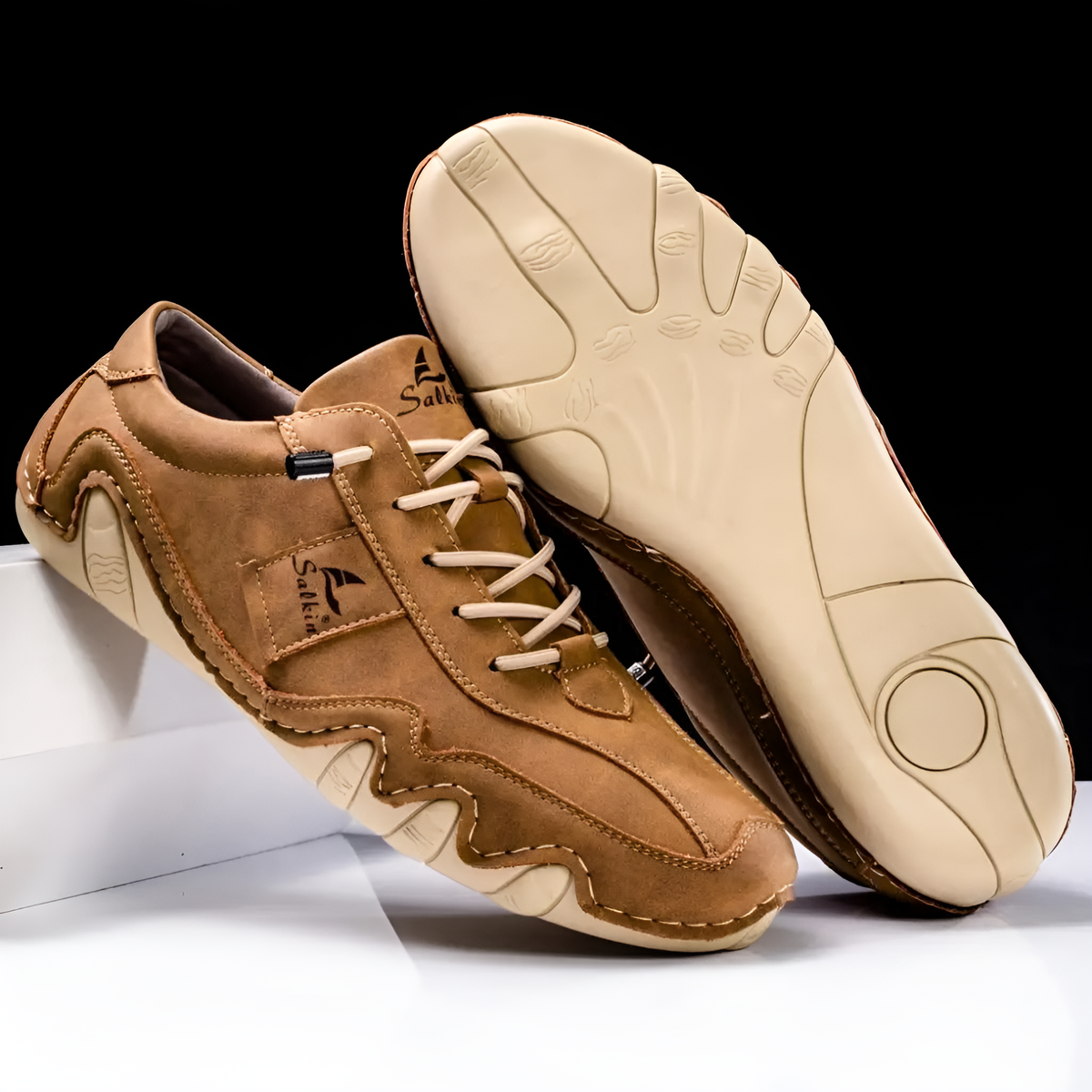 Halden Leather Trainer